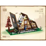 Loz LOZ Mini Blocks - Triangle Cabin Building Bricks Set 40 x 28 x 9.5cm