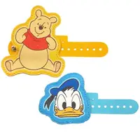 在飛比找PChome24h購物優惠-【Disney】 多用途可愛造型皮革捲線器-維尼/唐老鴨