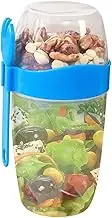 Cereal and Milk to Go Container,Leakproof Oats Jars | Wear-Resistant Cereal and Milk Container Sturdy Oats for Offices
