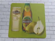 Beer Pub Coaster ~*~ BULMERS Original Irish Cider on Ice ~*~ Embrace the Pear!