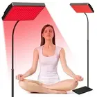 Red Light Therapy for Face,Red Infrared Light Therapy Lamp with Stand Panel L...