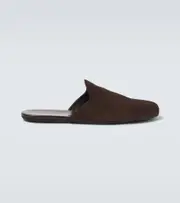 [Prada] Prada Suede mules AU 9 brown