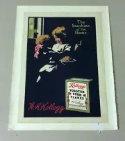 Antique Advertisement Print Kellogg's The Sunshine of Home Corn Flakes Ad 1913