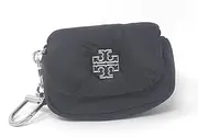 [Tory Burch] Women's Britten Nylon Puffy Card Case, Black, Card Case