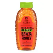 Nate'S Organic 100% Pure, Raw & Unfiltered Honey - USDA Certified Organic - 16Oz