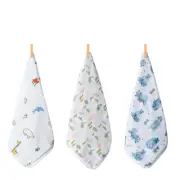 Tiny Twinkle - Kaffle™ Washcloth 3 PK - Bear, Bunny, Safari