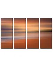 Ready2HangArt Blur Stripes XLIV 4pc Wrapped Canvas Wall Art by Tristan Scott