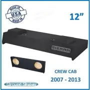 Gmc Sierra Crew-Cab 2007-2013 12" Dual Sealed Sub Box Subwoofer Enclosure