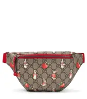 [Gucci Kids] Gucci Kids x Peter Rabbit GG canvas belt bag One size blue