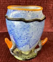 Arthur Allison Hand Blown Vase - Vintage Signed - No Chips or Scratches