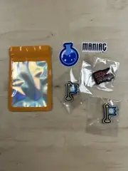 Maniac EDC “The Maniac Circuit” + “Hurt People” Patches & Stickers Combo Pack
