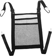 PAMINGONO Car Seat Back Storage Net Organizer Bag Elastic Mesh Pocket for Front Back Seats Durable Car Accessories for Storing Phones Keys Umbrellas
