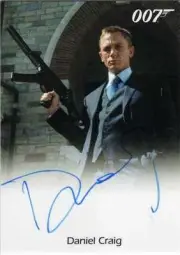 Daniel Craig Autograph James Bond Panel Autograph Kings Star Wars Skyfall