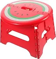 GAROZATION Portable Plastic Folding Stool for Lightweight Handheld Stool for Camping Fishing Garden and Outdoor Activities Compact Multi Functional Design