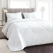 Gioia Casa 100% Premium Bamboo Microfiber Quilt - All Seaon, Ultra Soft, Comfy, Machine Washable, Hypoallergenic & Breathable Duvet with Extra Plush Fabric - Luxurious Doona for Bedding - Single Size
