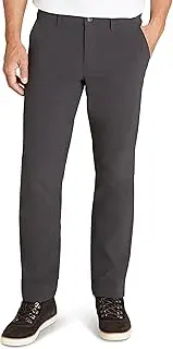 [Weatherproof Vintage] Vintage Men's Regular Fit Excursion Pants - Ultra Stretch Casual Flat Front Chino
