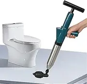 DUEBEL Air Drain Blaster Air Powerful Manual Pneumatic Dredge Equipment Power Toilet Plunger for Bathroom Sink Bath Toilets Shower Kitchen Clogged Pipe Bathtub Drain Unblocker Air Pressure Plunger