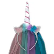 Light Up Princess Unicorn Ears with Veil Headband