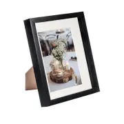 Black 8" x 10" 3D Box Photo Frame Ivory 5" x 7" Mount Craft Shadow Picture