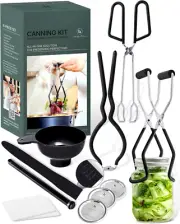 Canning Supplies Set of 8 – Canning Kit for Beginners – Complete Home Canners Eq