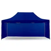 Gazebo Tent Marquee 3x4.5m PopUp Outdoor Blue