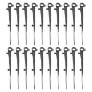Keep your gutters clean with Gutter Brush Clips - 20pk Black