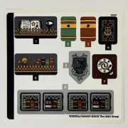 LEGO STICKER SHEET 76411 Ravenclaw House Banner Harry Potter Stickers Decals