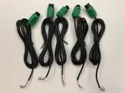 Lot of 50 Nintendo 64 N64 Controller Cord Replacement Part - Green
