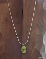 Gadsden Silver Tone Pendant Chain Necklace Don't Tread On Me Jewelry Military