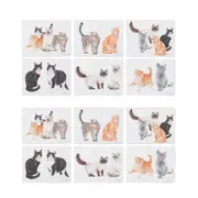 2PK 6pc Ashdene Purrrfect Moments Placemat Table Mat Protector 29x21.5cm White
