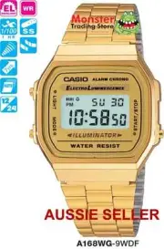 CASIO WATCH RETRO VINTAGE A168WG-9 A168WG A168 A158 A158WA