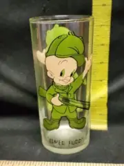 Vintage 1973 “ELMER FUDD” Warner Brothers Looney Toons Pepsi Glass 2 available