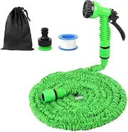 Flexible Garden Hose, Water Hose, Expandable Garden Hose, Flexible Irrigation for Garden, Pet, Car Wash, Yard, 15 m