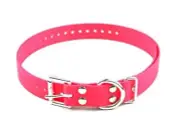 E Collar Compatible 3/4" Neon Pink 28" Biothane Replacement Strap, Neon Pink