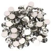Ss20 1440p Round Black Diamond Flat Back Loose Crystal Glass Diamante Hot Fix