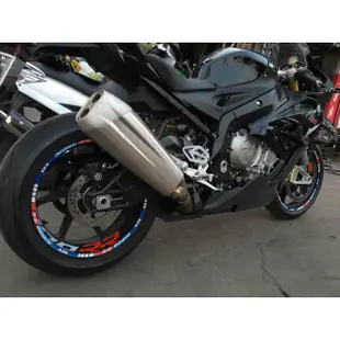 免運 R1200RT出清 BMW S1000RR 輪框貼 彩貼 輪胎貼 反光輪框貼紙 S1000 RR 重機