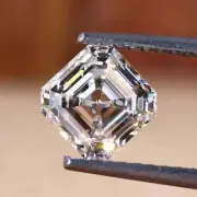 2Ct natural beauty brilliant shine modern Asscher cut lab diamond VVS1 certified