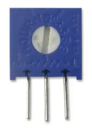 TRIMMER, POTENTIOMETER, 50K, 10%, 1TURN, TH, Trimmers, Variable Resistors