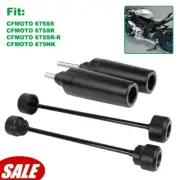 For CF-MOTO 675NK 675SR-R 675SR 675SS Frame Sliders Crash Wheel Axle Fork Guards