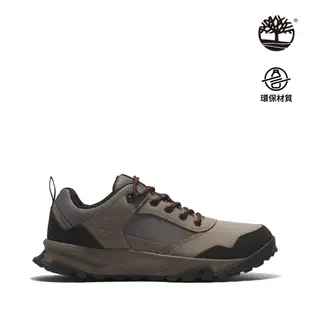 Timberland 男款灰色皮革休閒鞋|A5QH7110