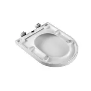 Azzurra White Universal HD Soft Close Seat with Lateral Buffers