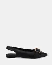 CORGI BLACK Ballet Flats