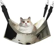 EdWal french poodle print Soft Sleeping Hammock Cat Hammock for Cage Hanging,Pet Hammock Bed Adjustable for Small Animals
