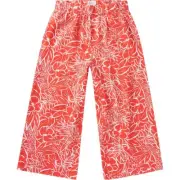 Brixton Indo Linen Wide Leg Pant - Women's Aloha Red, M