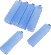 6pcs Ice Cooling Packs for Coolers: Keep Fresh for Lunch Bags and Insulated Backpacks - Compact Freezer Ice Cases for Summer/Food