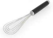 Flat Whisk, Black, 11.5-Inch