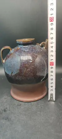 在飛比找樂天市場購物網優惠-清代宜興窯窯變釉壺！造型哇塞！釉水滋潤漂亮！高15.4厘米！