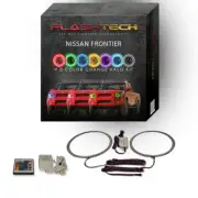 RGB Angel Eye LED Halo kit with IR Remote for 01-04 Nissan Frontier Headlights (for: Nissan)