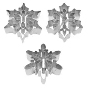 R&M International Assorted Snowflake Cookie Cutter Bundle