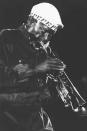 Miles Davis Plays Trumpet Pepe Ks Shinjuku Tokyo OLD JAZZ PHOTO